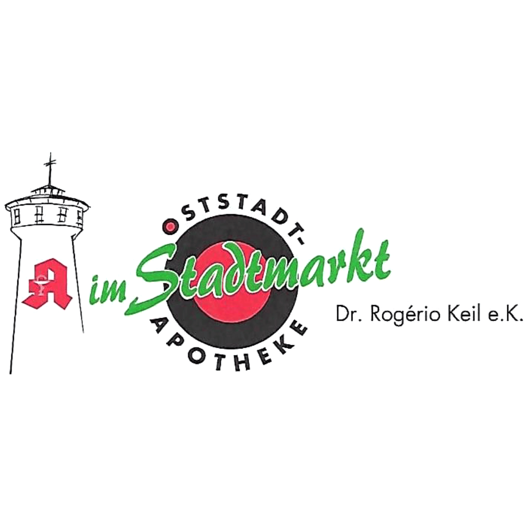 Oststadt-Apotheke im Stadtmarkt in Schwetzingen - Logo