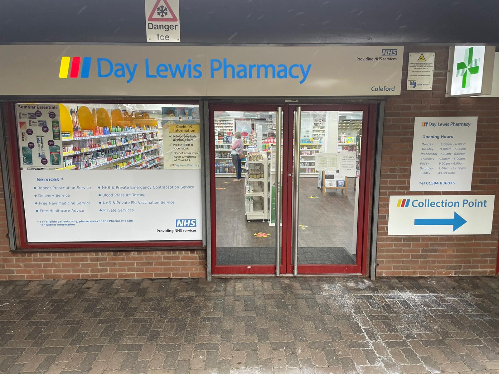 Day Lewis Pharmacy Coleford Coleford 01594 836835