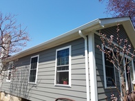New 5" seamless gutters installed in Poughkeepsie, NY