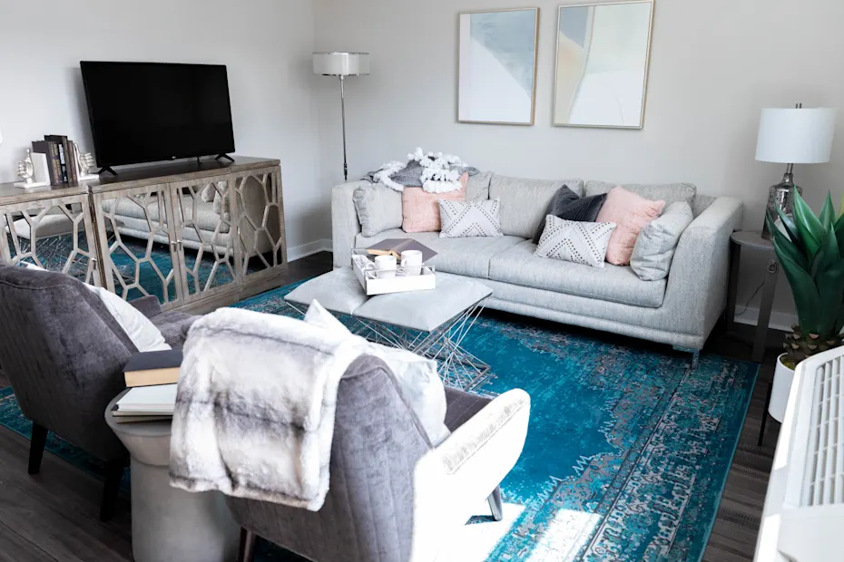 Living room with couch 
