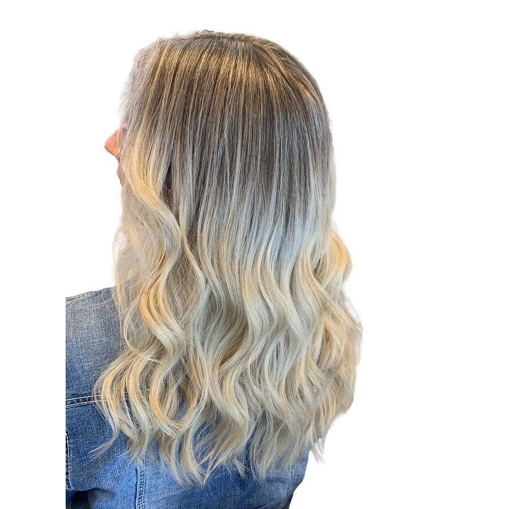 Full Foil Blonding with Balayaged Ends, Haircut & Deep Conditioning Treatment