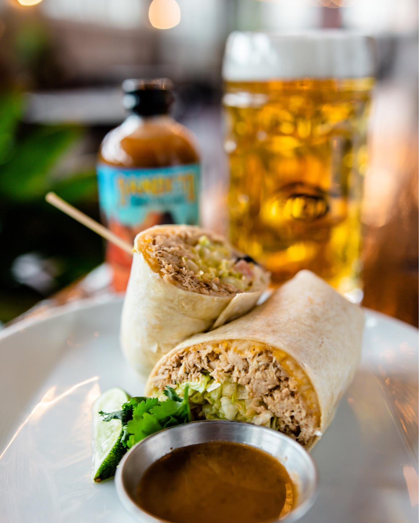 Shredder's Burrito with Galcatic Hobo Hot Sauce