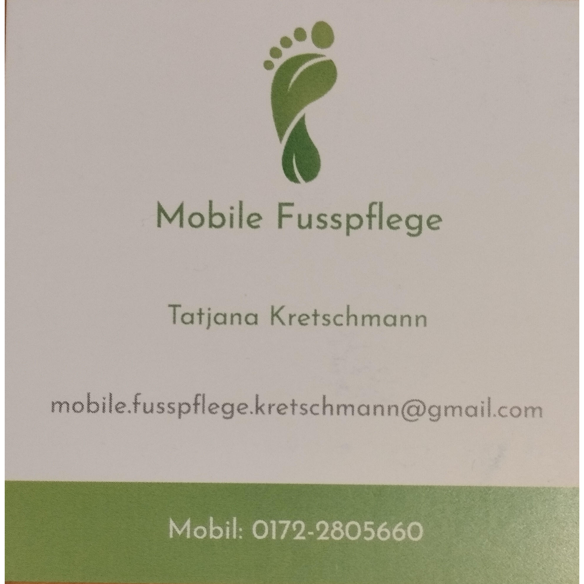 Logo Mobile Fußpflege Tatjana Kretschmann