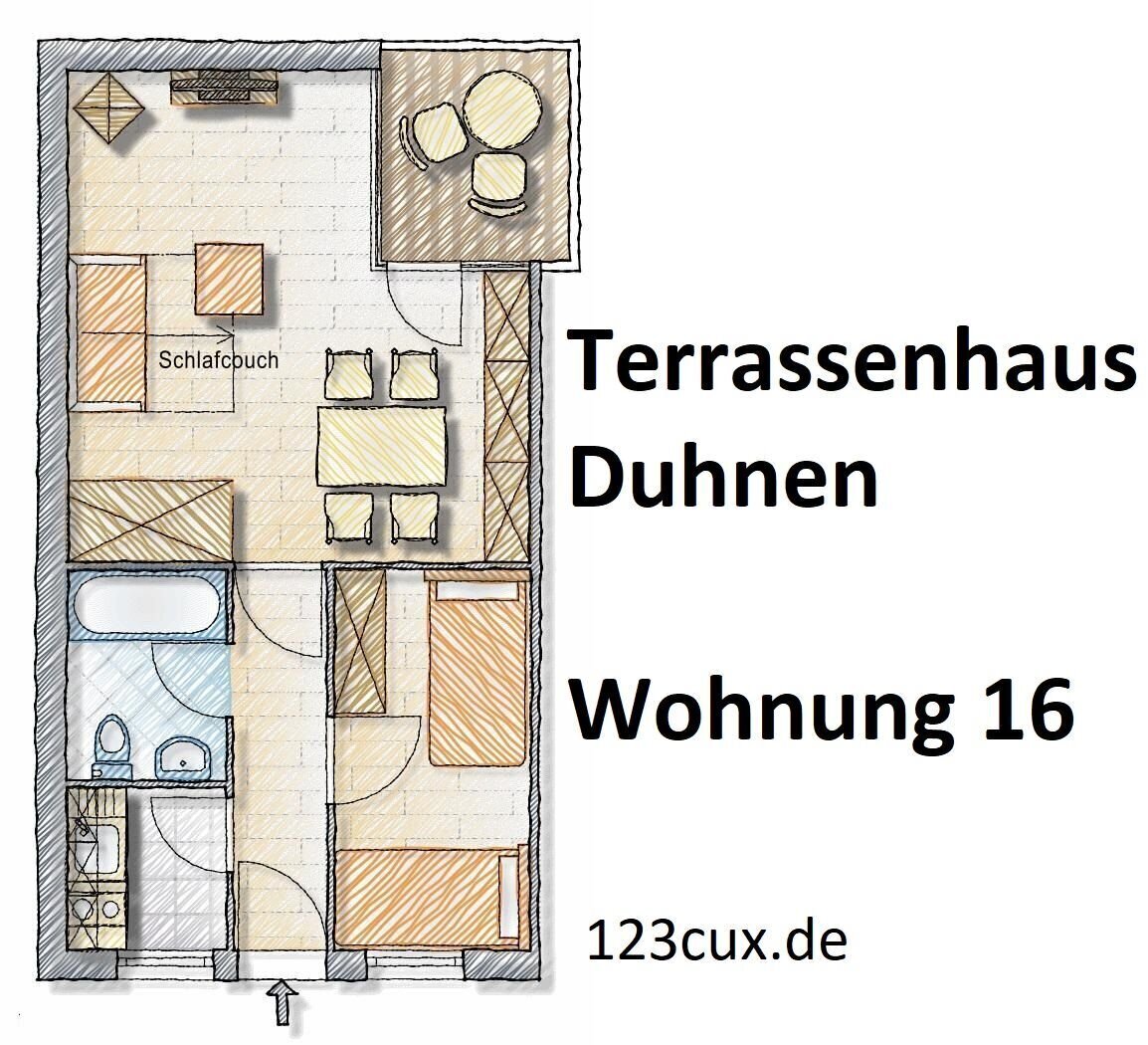 Ferienwohnungen Krummenerl - Ferienwohnungsvermittlung, Drangstweg 90 in Cuxhaven