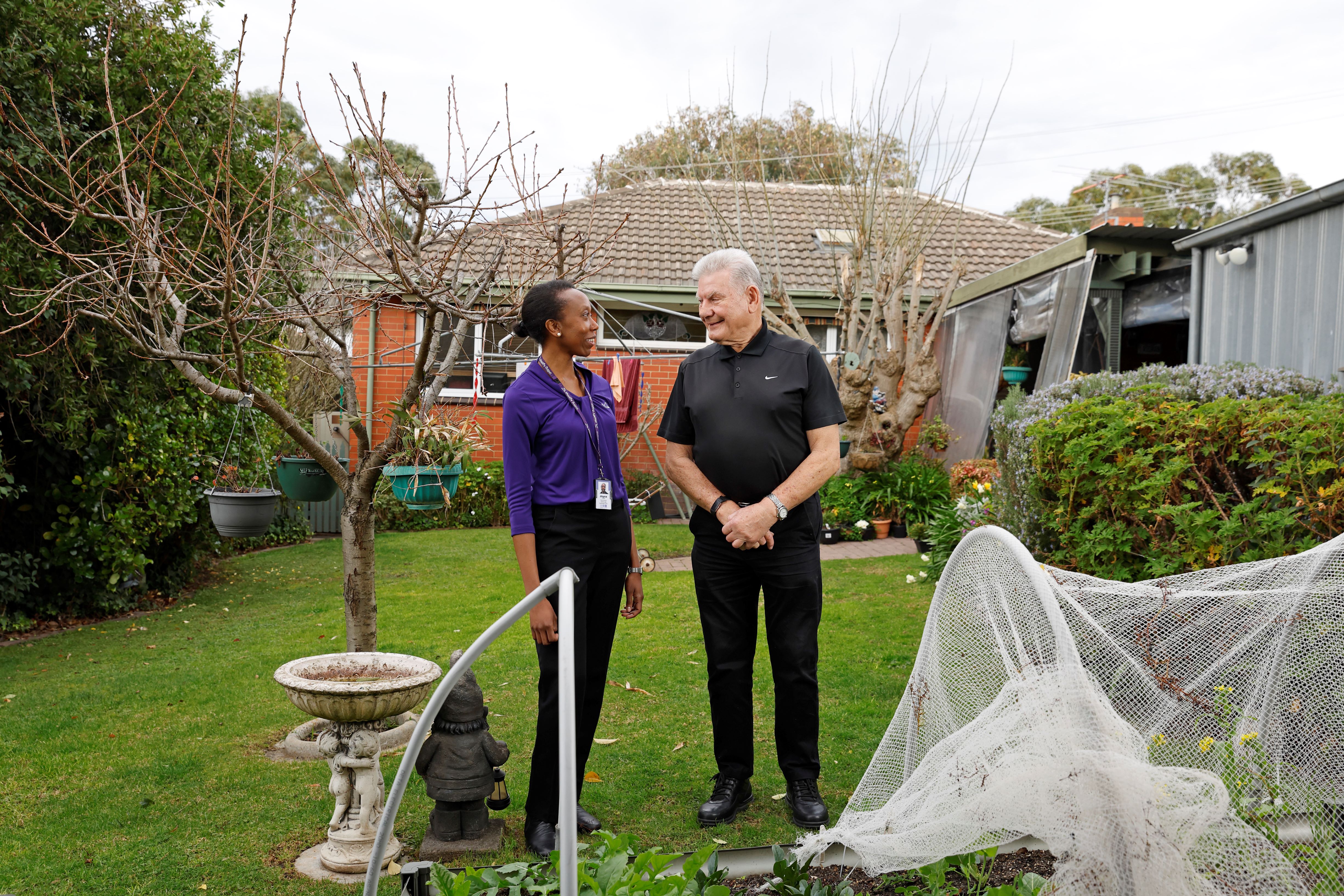 Images Uniting AgeWell Melbourne West Metro Home Care