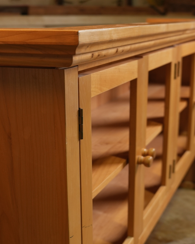 Wood Cabinet Refinishing Damaged Detail