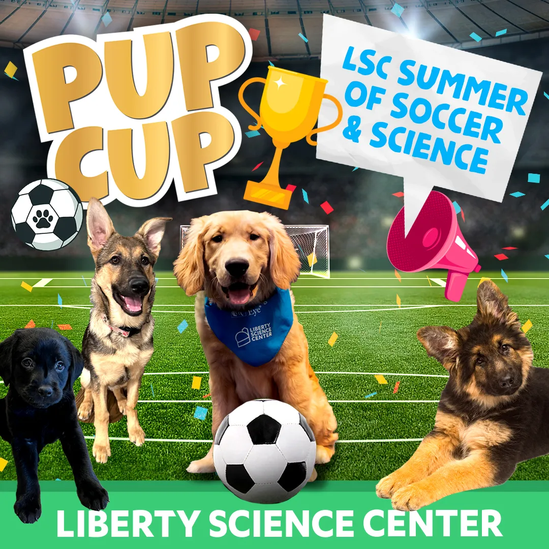 Image of Local Pet Event WAGGIN EVENT': FIFA W/PUP CUP (Liberty Science Center) Nearby