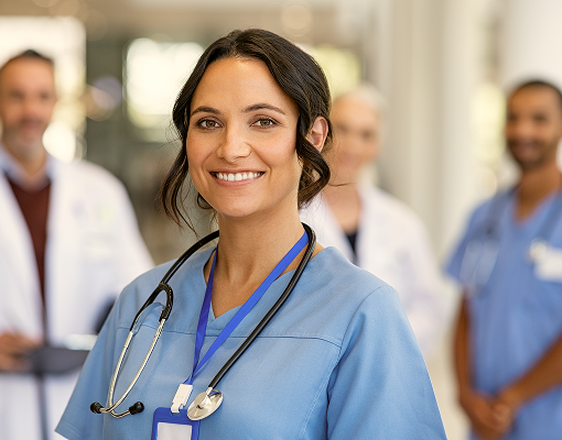 A healthcare professional.