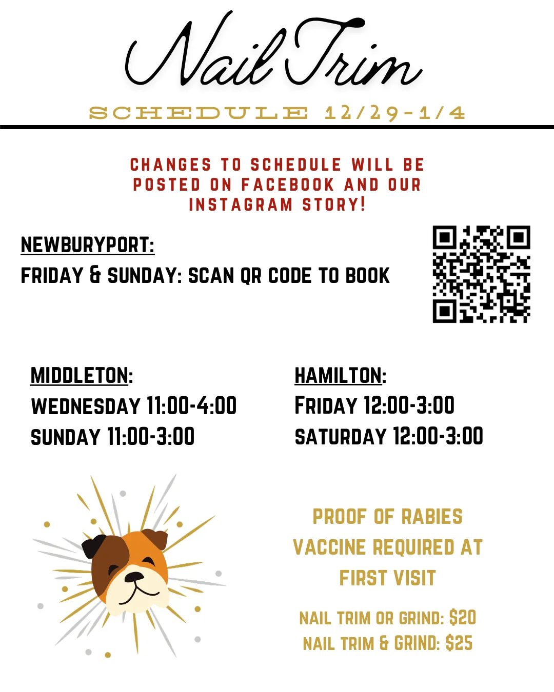 Image of Local Pet Event Nail Trims 12/29-1/3 Nearby