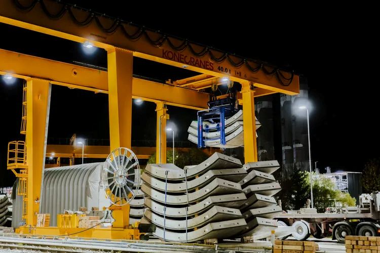 Bild zu Drei Konecranes Portalkrane unterstützen die Logistik für das Brenner-Basistunnel-Projekt