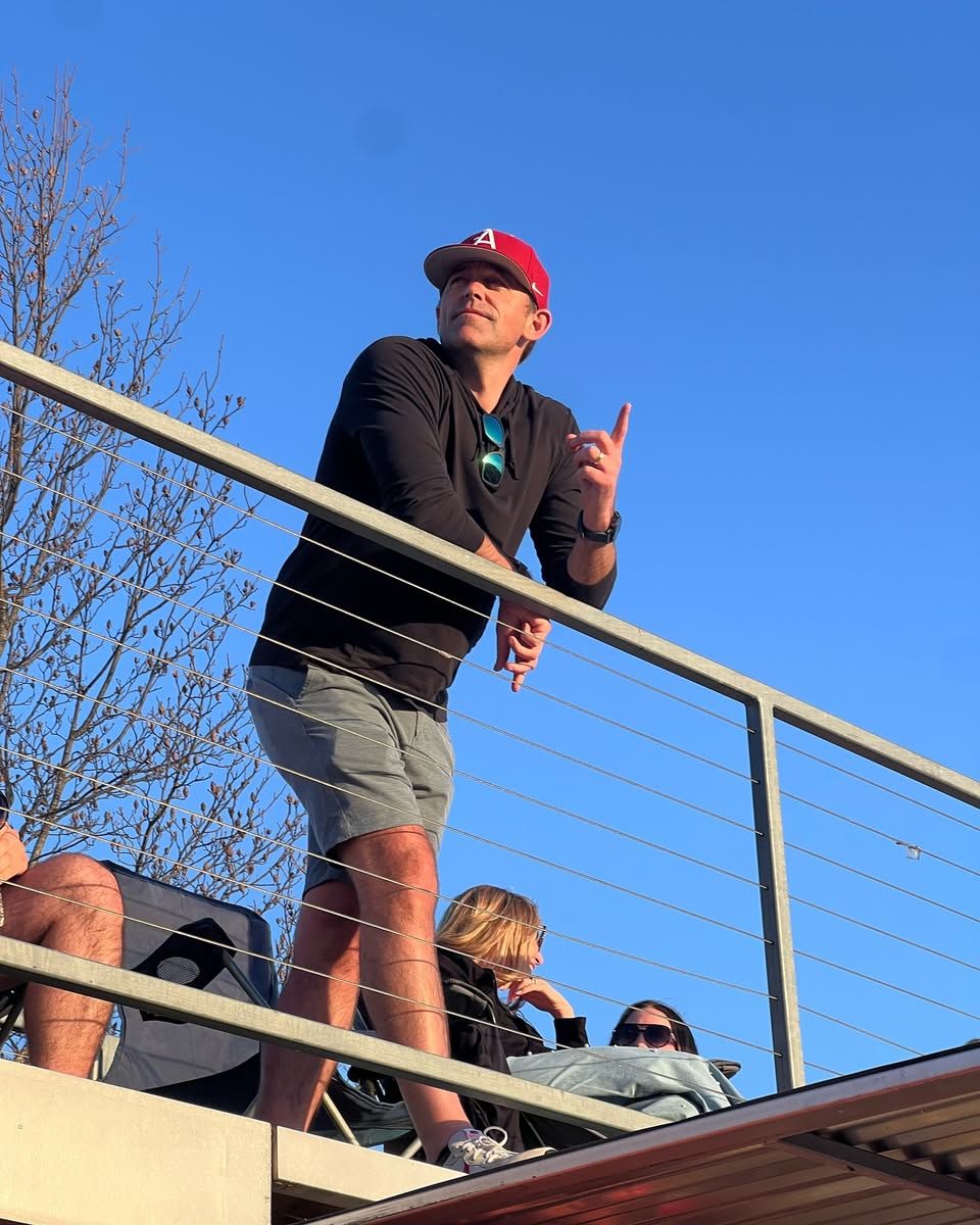 Great day for baseball and an even better day for a Hog win! We enjoyed cheering on the Hogs against Mississippi State and spending time together as a team!