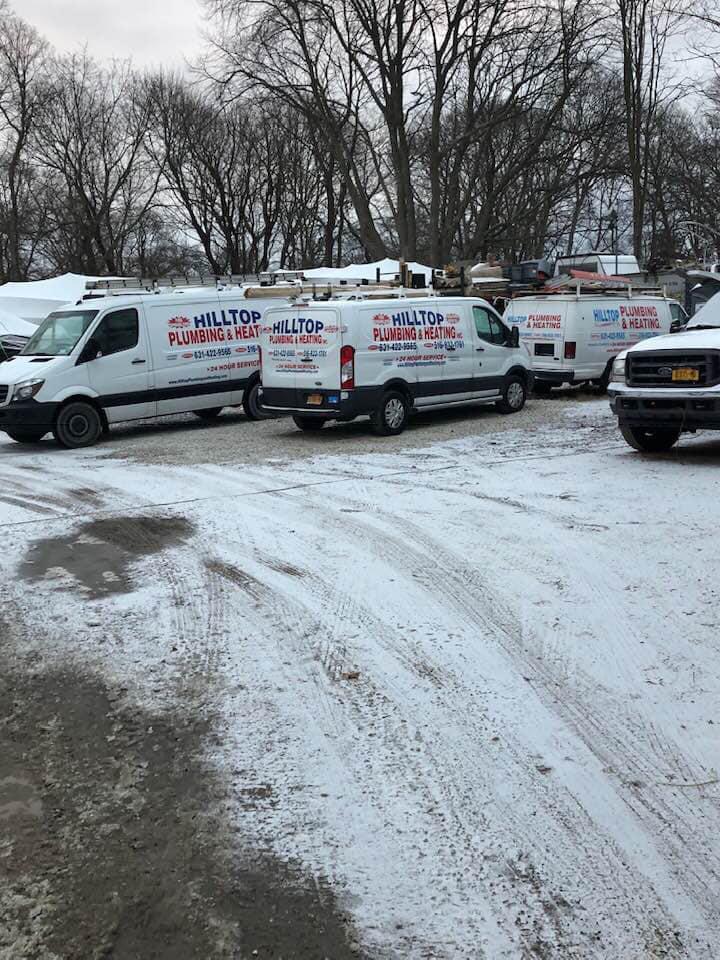 Our fleet is ready to help you with your next plumbing project! Hilltop Plumbing & Heating Bellport (631)422-9565