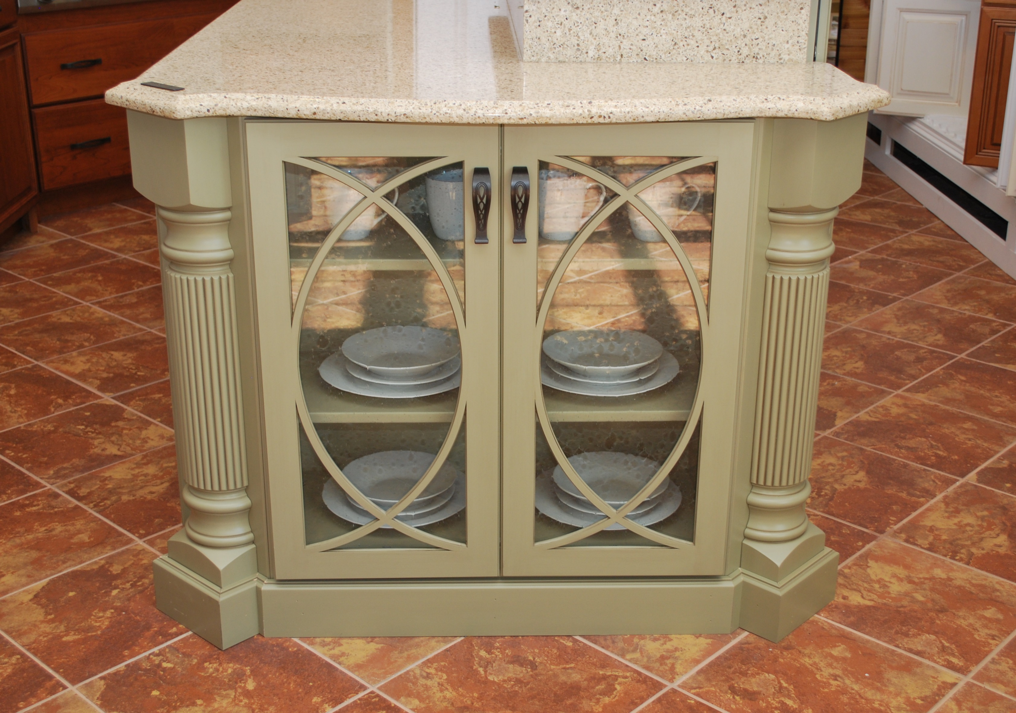 Dynasty by Omega Cabinetry - Kitchen Island