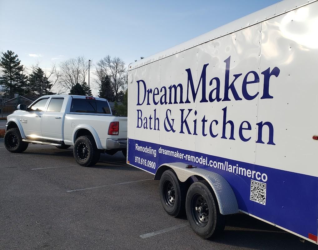 Our truck and trailer! DreamMaker Bath & Kitchen of Larimer County Fort Collins (970)616-0900