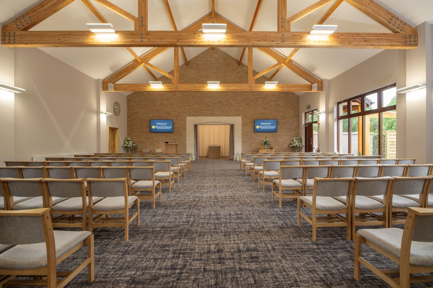 Mercia Forest Crematorium chapel
