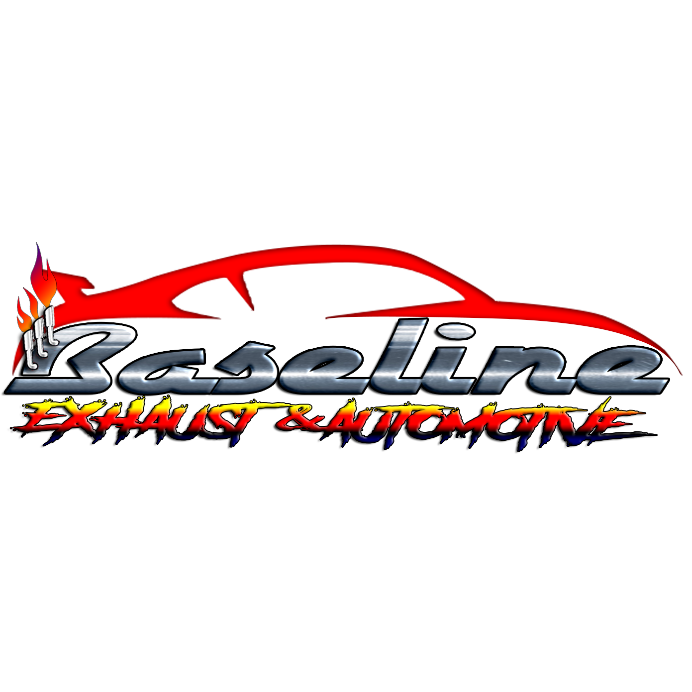 Baseline Exhaust & Automotive Logo