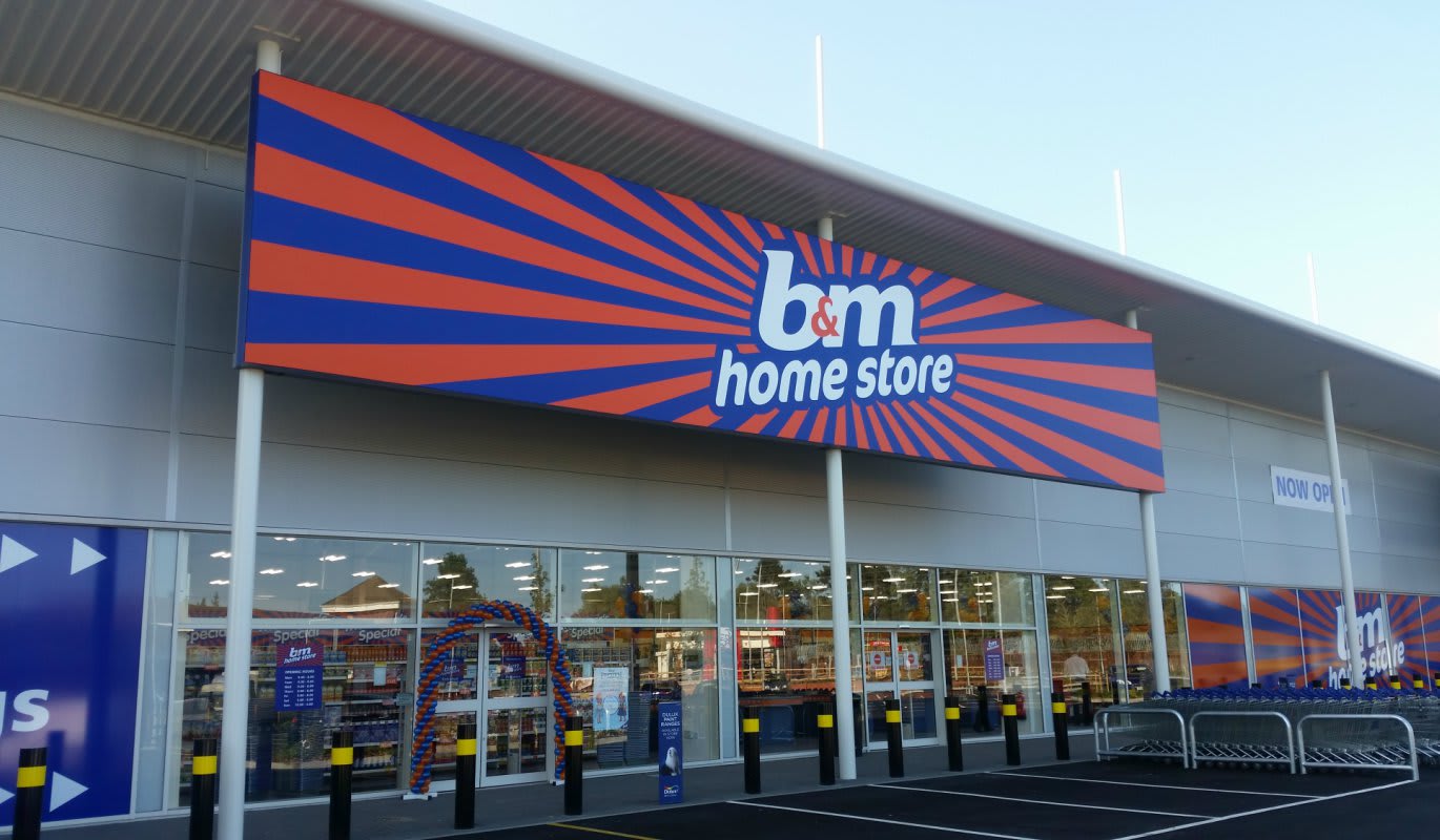 The brand new Home Store at Honeywood Retail Park, Devon, the first B&M in the town.