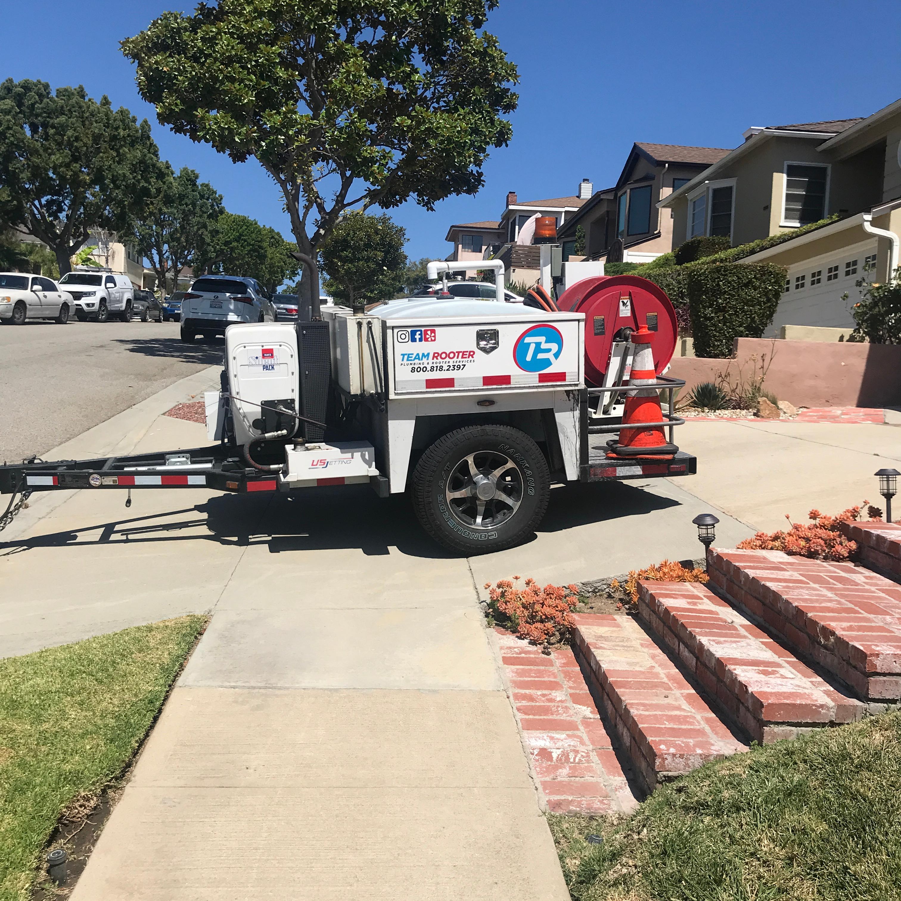 Team Rooter Hydro-jetting drain cleaning Service, Los Angeles, California.