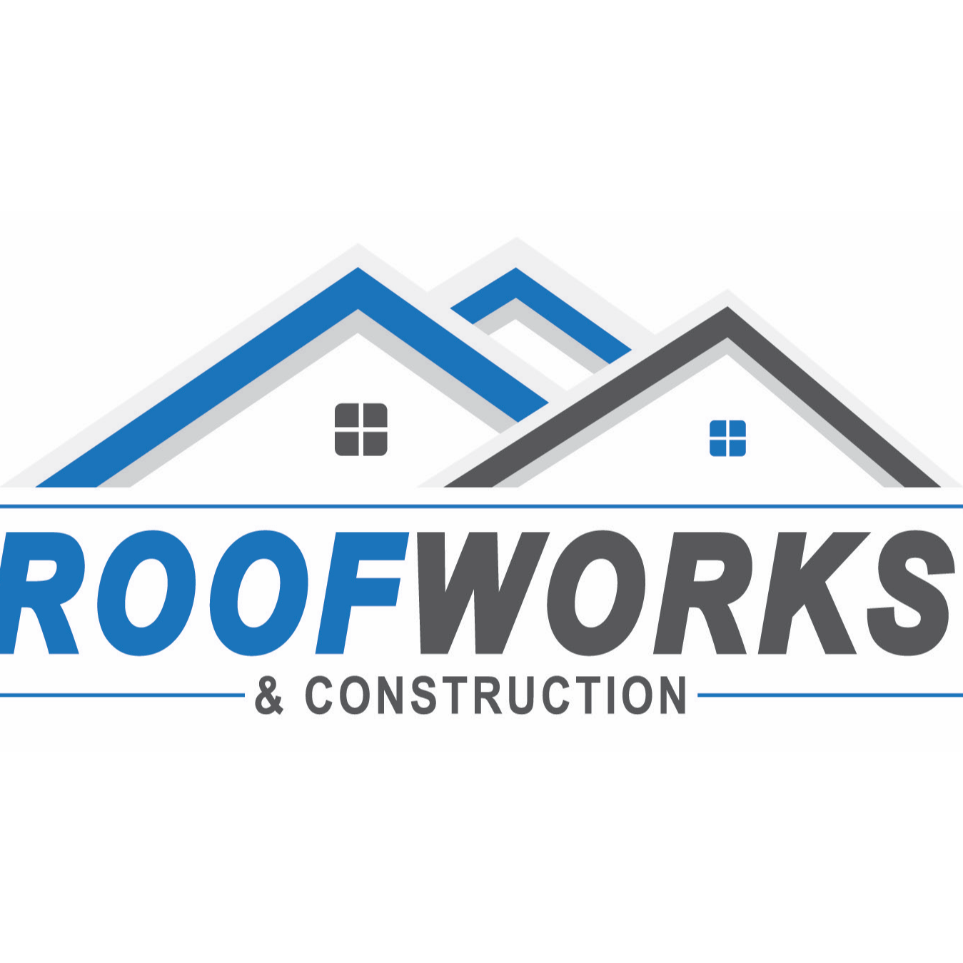 Roofworks and Construction Logo