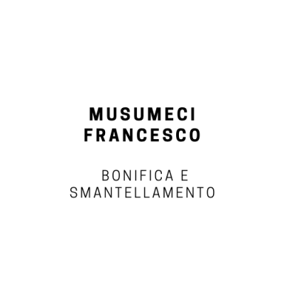 Musumeci Francesco - Bonifica e Smantellamento Logo