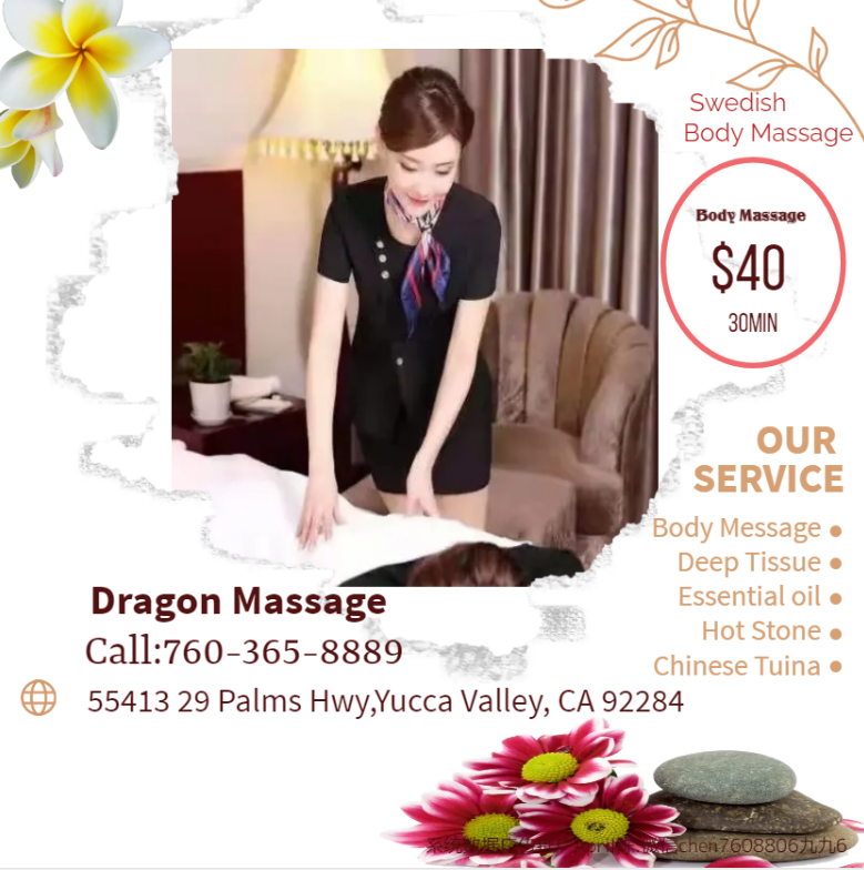 Whether it’s stress, physical recovery, or a long day at work, Dragon Massage has helped many clients relax in the comfort of our quiet & comfortable rooms with calming music.