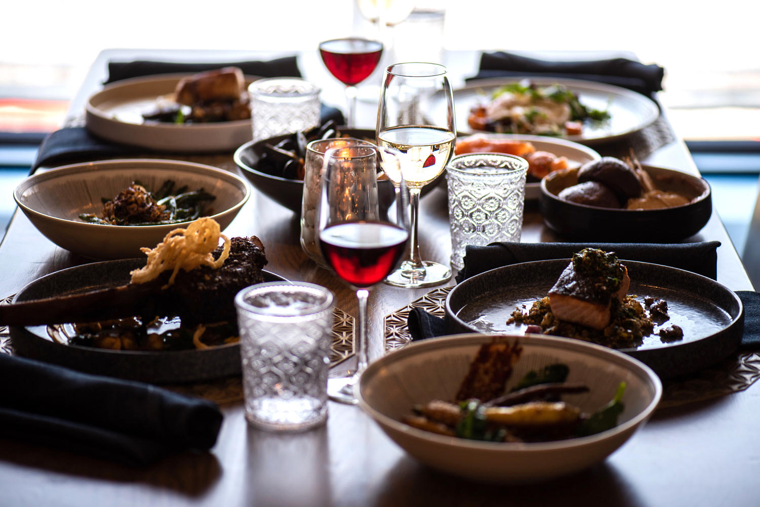 ARIA  - Table of Dinner Items