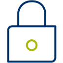 Closed padlock icon.