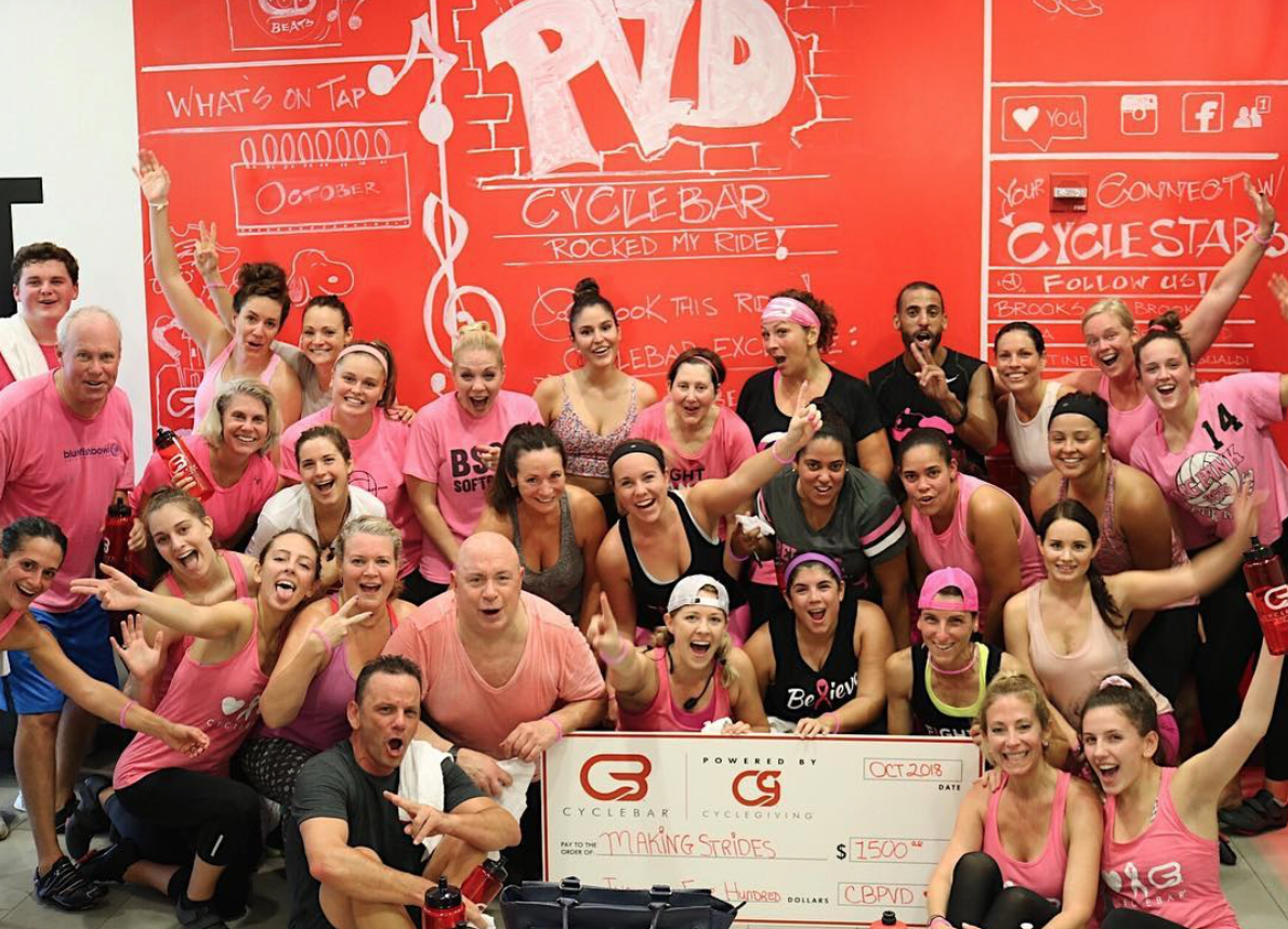 CycleGiving is a part of what sets CycleBar apart! Have a charity that you would like to support? Let CycleBar help you out!