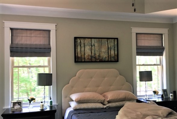 Leave the traditional blinds behind and upgrade your home today with modern Roman Shades by Budget B Budget Blinds of Knoxville & Maryville Knoxville (865)588-3377