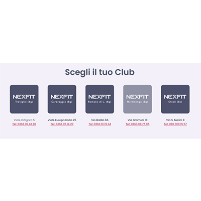Images NEXFIT - Caravaggio (Bg) - Palestra e Centro Fitness