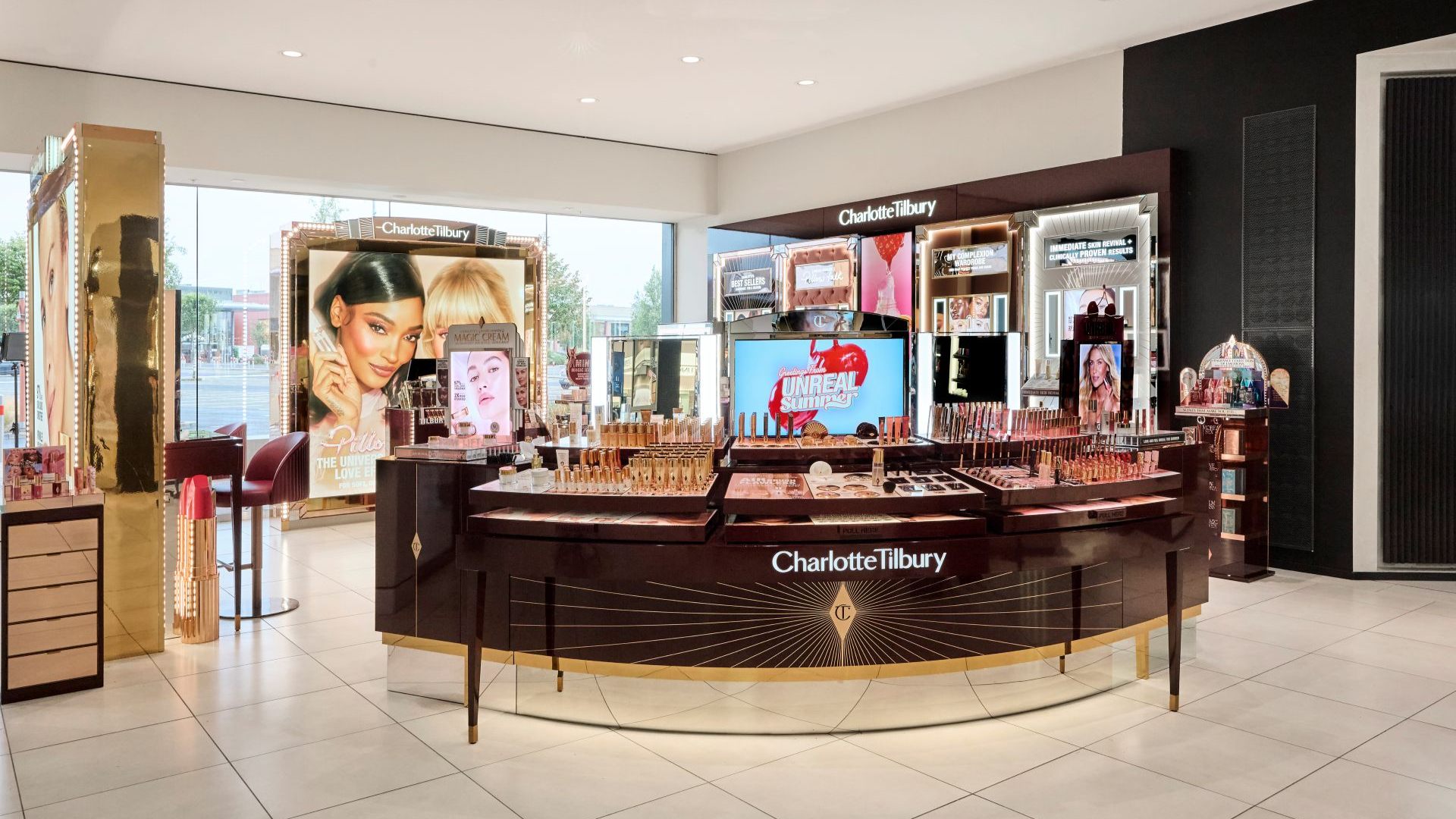 Charlotte Tilbury Makeup Counter at House Of Frasers Rushden Lakes