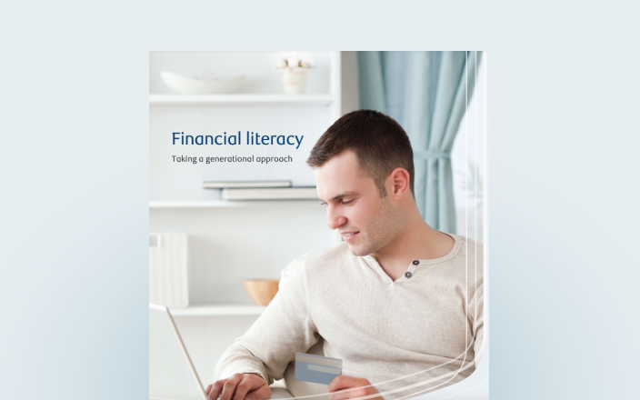 Cover page of the financial literacy guide.