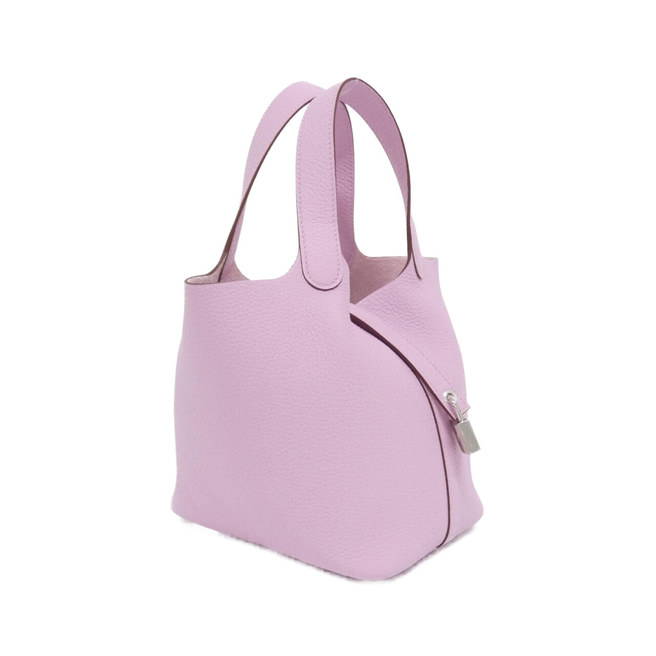エルメス ピコタン ロック PM 056289CK トリヨンクレマンス MAUVE SYLVESTRE シルバー金具 K刻印