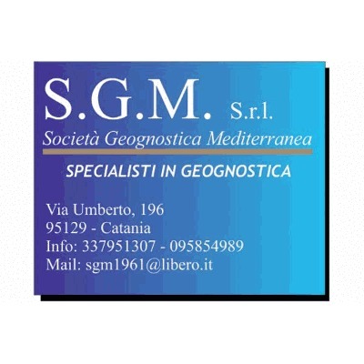 S.G.M.  Societa' Geognostica Mediterranea Logo