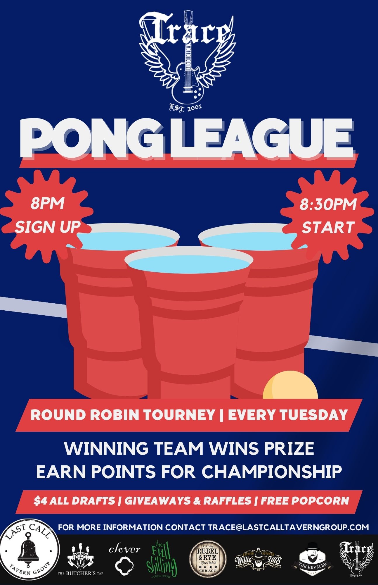 Pong League @ Trace