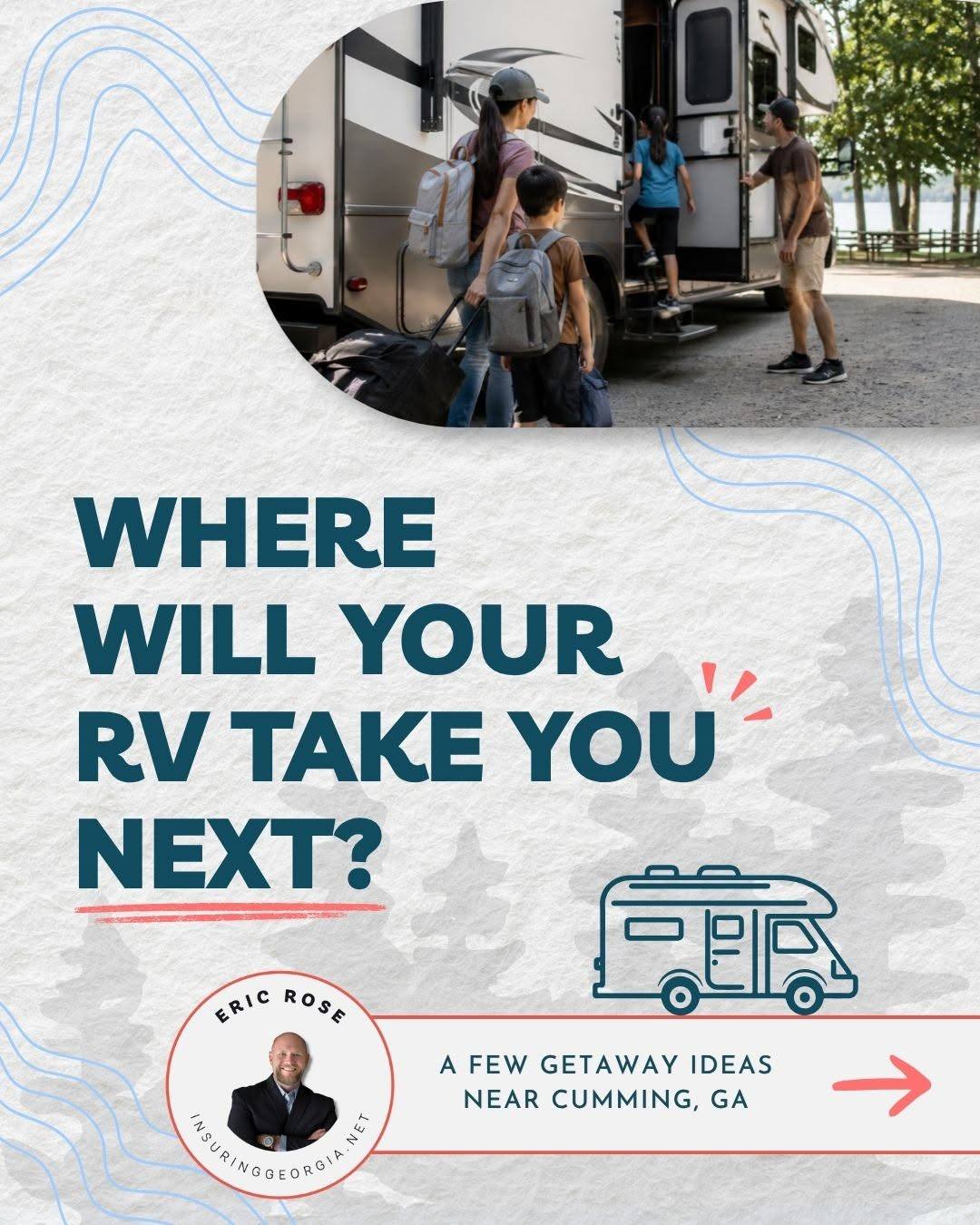 Your next RV getaway may be closer than you think! From Lake Lanier to Blue Ridge, North Georgia off 