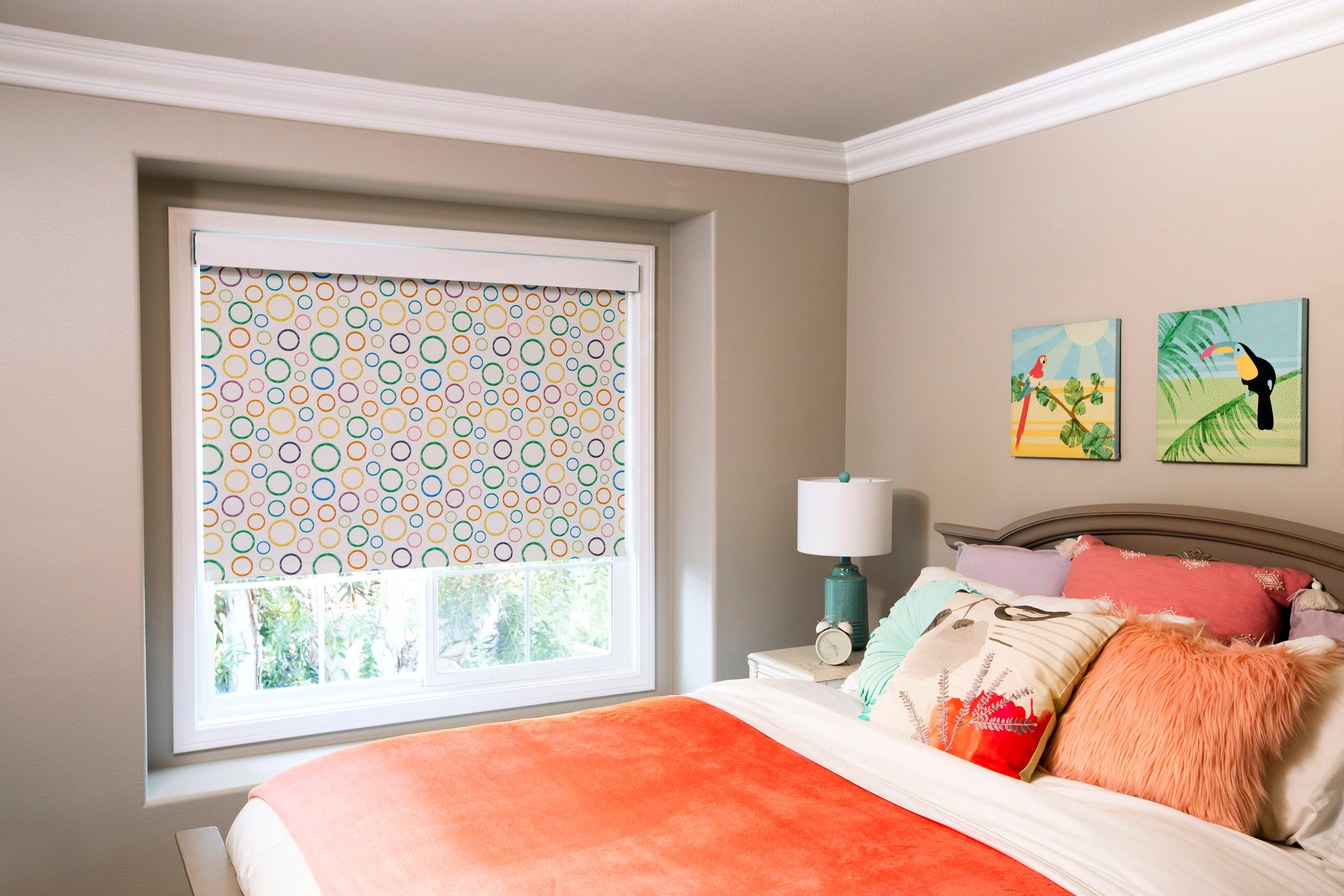 Do you have a flair for colour and design?  Why not take a look at our fantastic selection of roller Budget Blinds of Kitchener & Guelph Guelph (519)341-4561