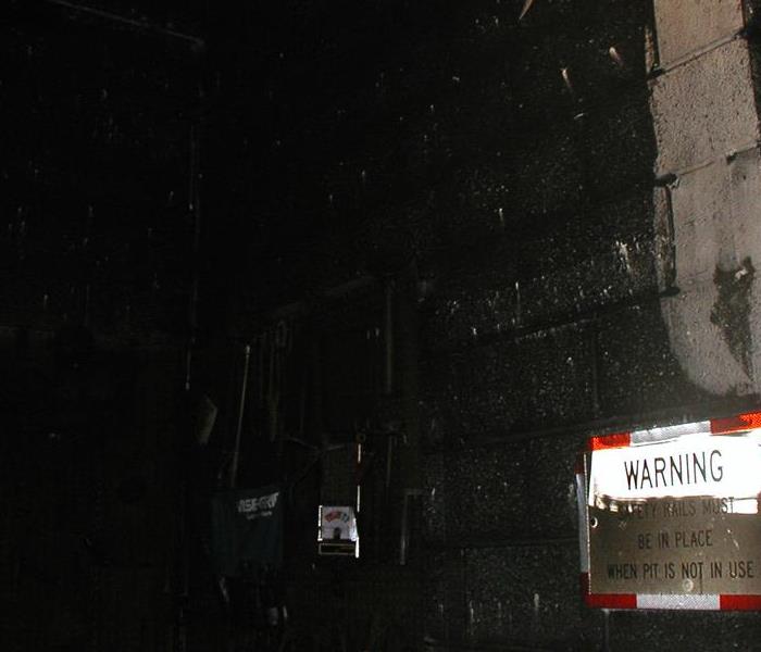 Fire Damage in a Commercial Building