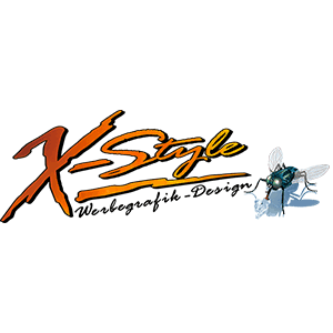 X-Style Werbegrafik-Design Logo
