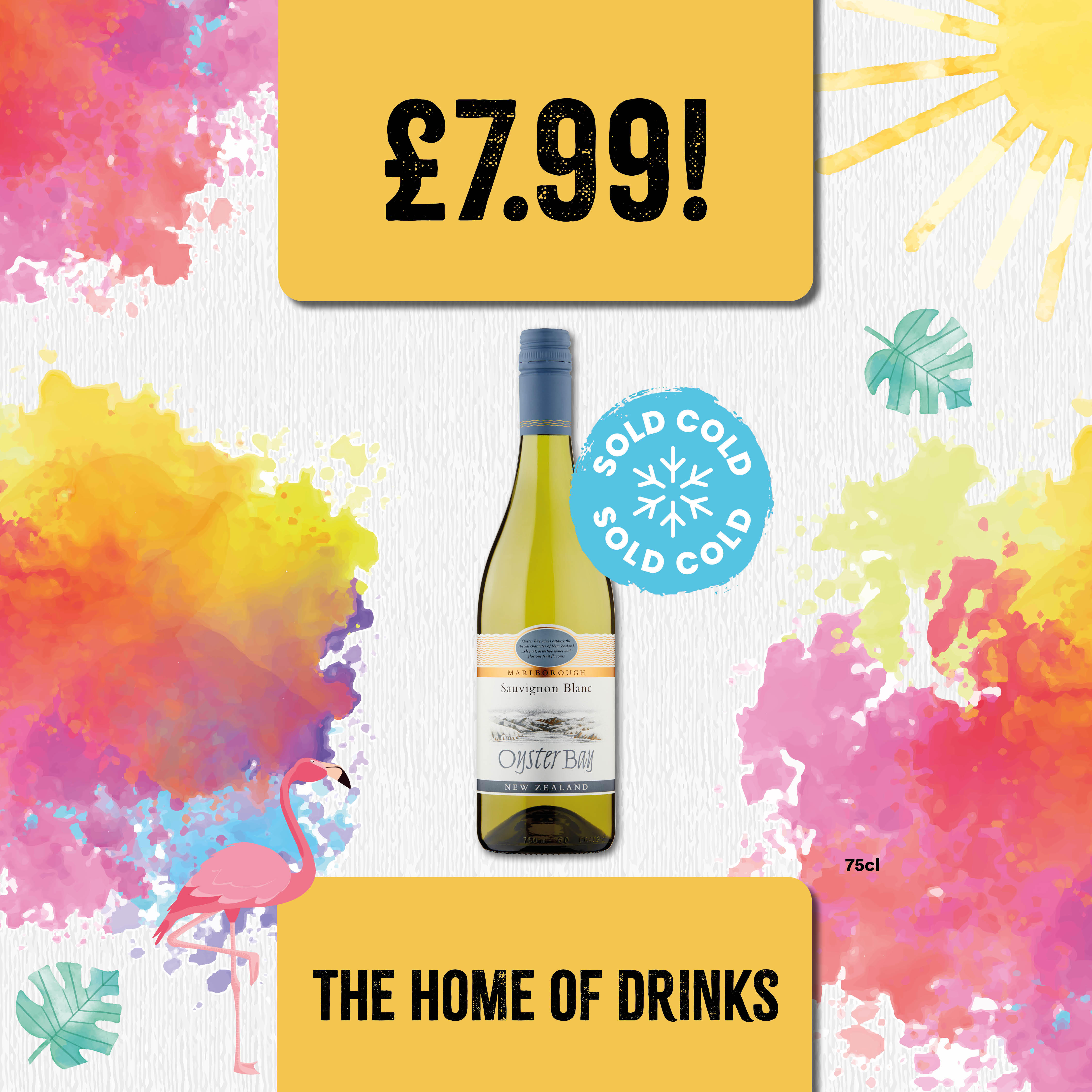 Oyster Bay Sauvignon Blanc Bargain Booze  in Cost Cutter Nuneaton 02477 984257