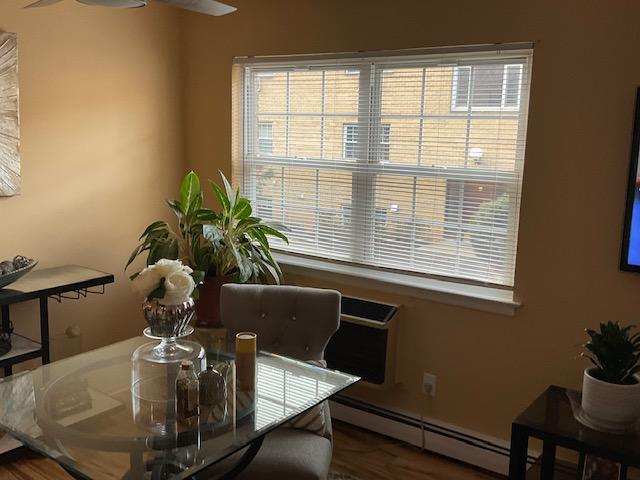 Wood you believe it? These Faux Wood Blinds at Croton on Hudson are the perfect way to add warmth and charm to your dining room. Not only do they look amazing, but they're also easy to clean and maintain.