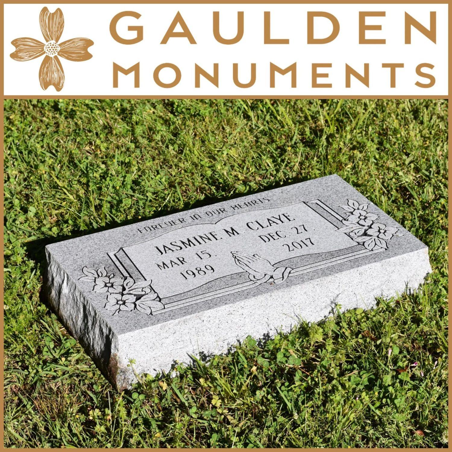 Grass Level Memorial made by gaulden monuments