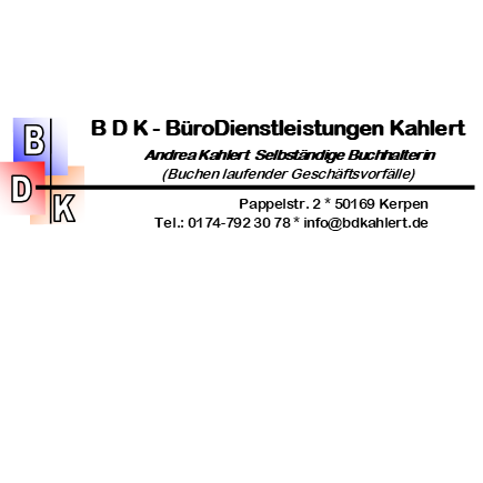 Logo BDK-BüroDienstleistungen Andrea Kahlert Buchhaltung