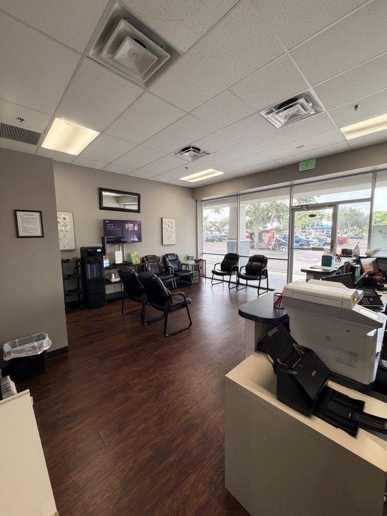 Waiting area, Smile Design Riverview. 