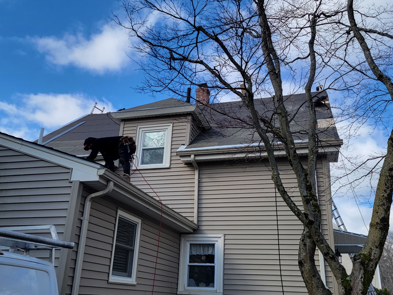 Another successful roofing job completed in Attleboro, MA. We provided fast service, quality materials, and a clean finish. Proud to be a trusted roofing contractor serving Attleboro and nearby towns.