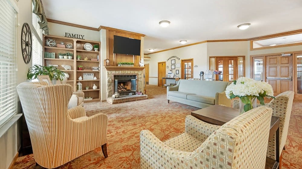 Brookdale Buck Creek Community Living Room