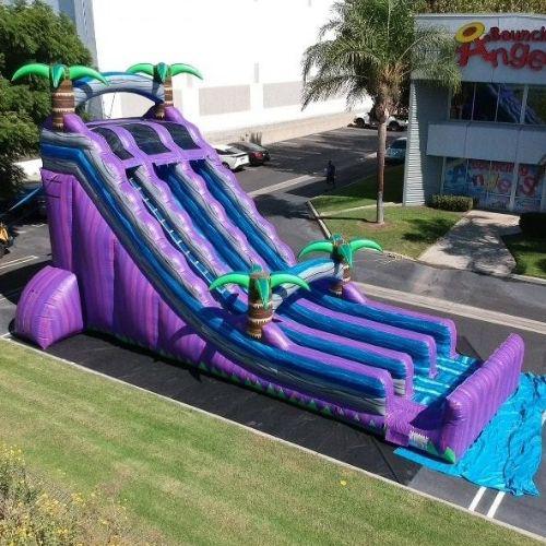 Purple Paradise Water Slide Rental 24 Feet Tall