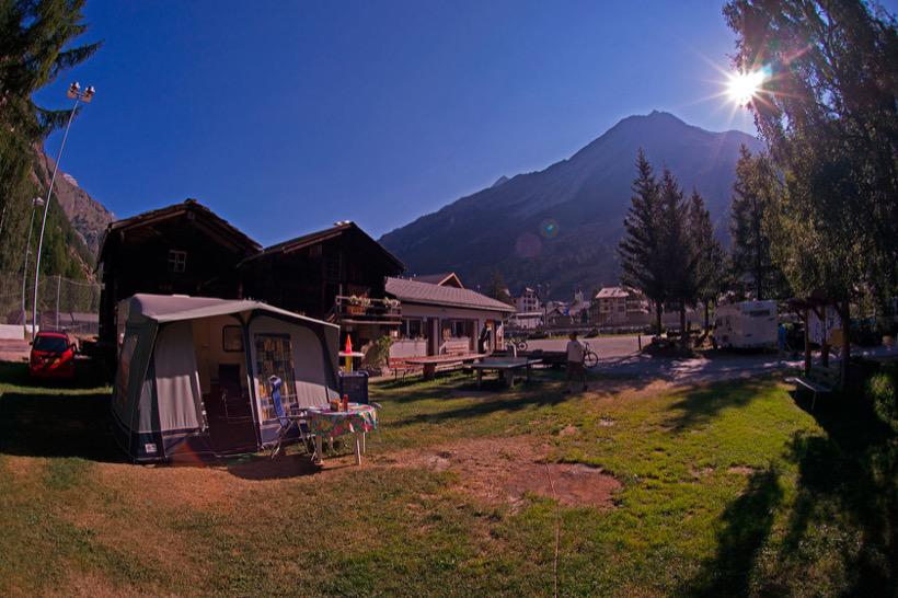 Camping Alphubel, Camping Alphubel in Täsch