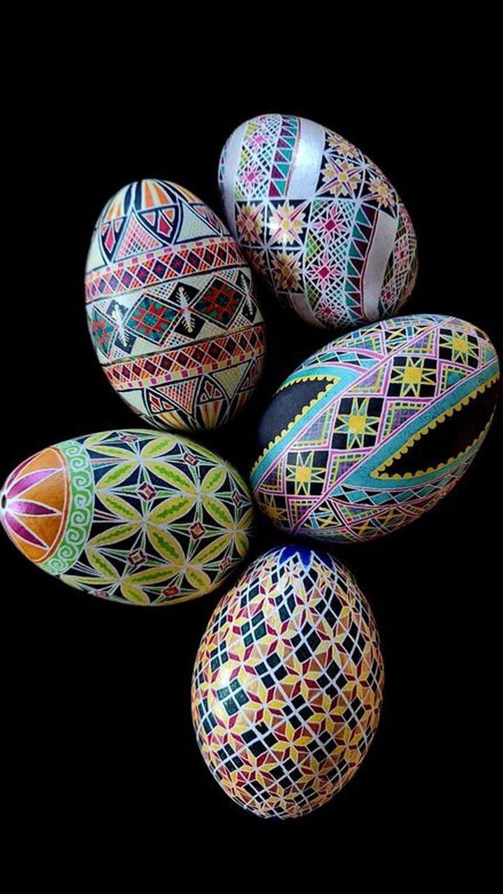 Bilder Gabriele Krecht - Wachstechnik Ostereier & Christbaumkugeln