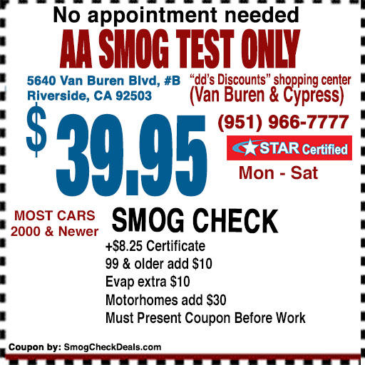 Images AA Smog Test Only